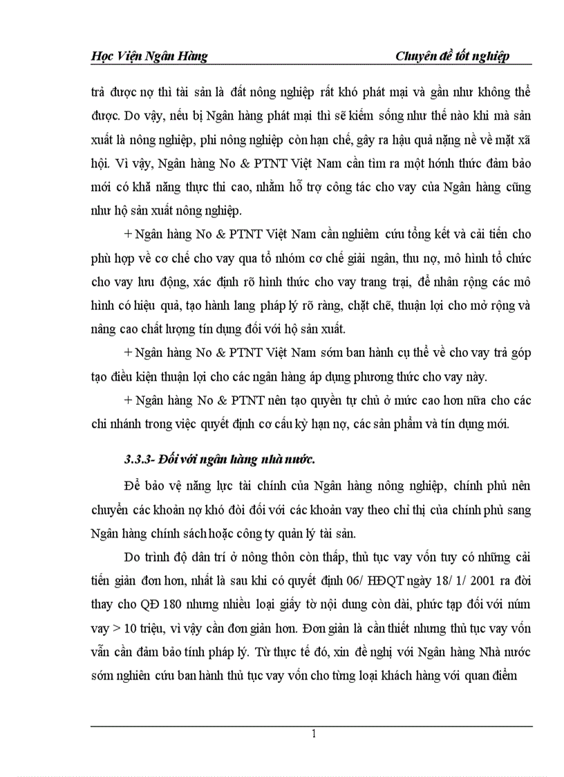 image for page Giải pháp nâng cao chất lượng tớn dụng hộ sản xuất ở NHNNo PTNT Mường la