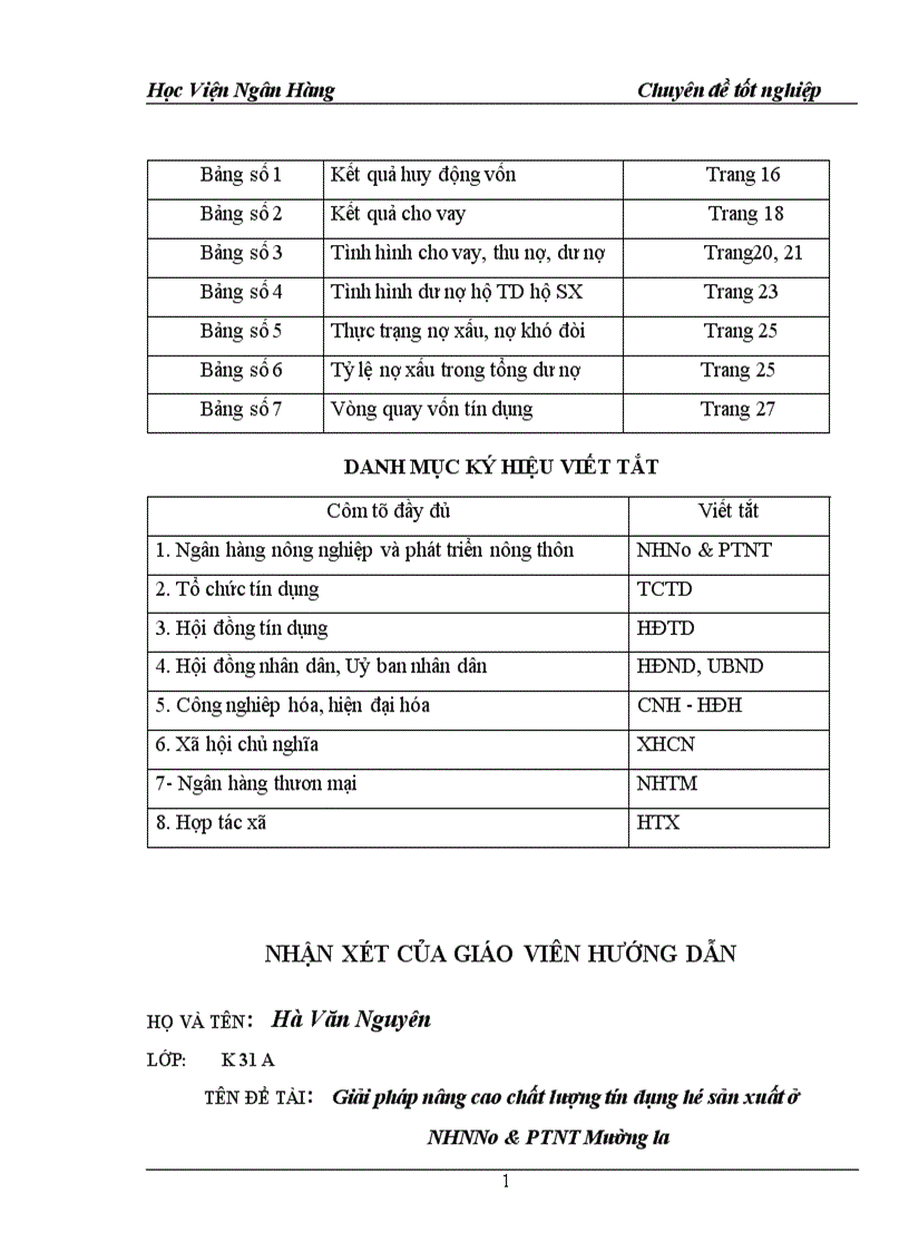 image for page Giải pháp nâng cao chất lượng tớn dụng hộ sản xuất ở NHNNo PTNT Mường la