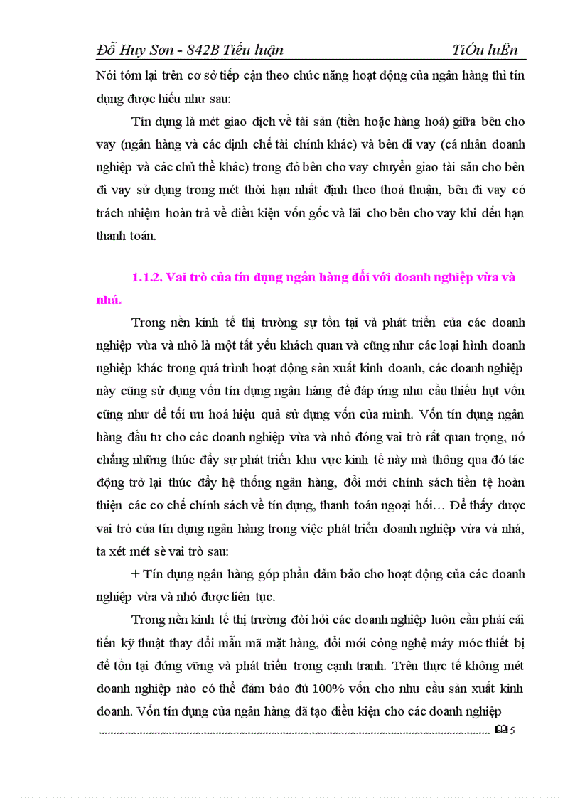 image for page Giải pháp nâng cao hiệu quả tín dụng đối với các doanh nghiệp vừa và nhỏ tại ngân hàng công thương Hà Tây 1