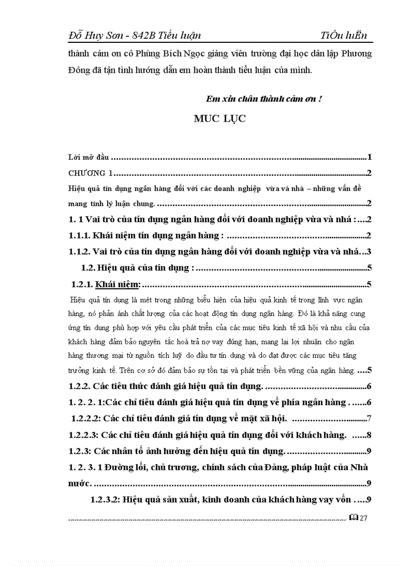 image for page Giải pháp nâng cao hiệu quả tín dụng đối với các doanh nghiệp vừa và nhỏ tại ngân hàng công thương Hà Tây 1