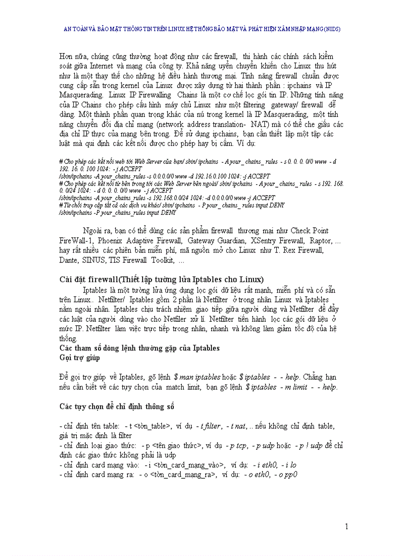 image for page an toàn và bảo mật thông tin trên linux Hệ thống bảo mật và phát hiện xâm nhập mạng Nids
