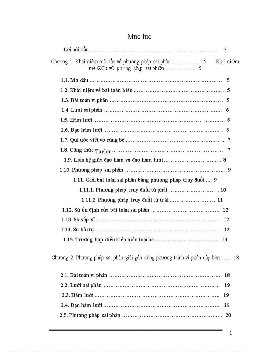 image for page Phương pháp sai phân giải gần đúng phương trình vi phân tuyến tính