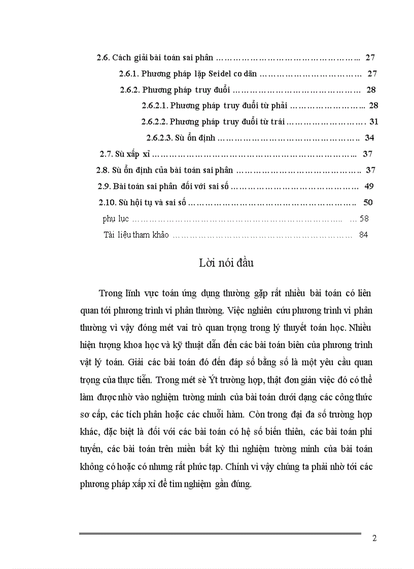 image for page Phương pháp sai phân giải gần đúng phương trình vi phân tuyến tính