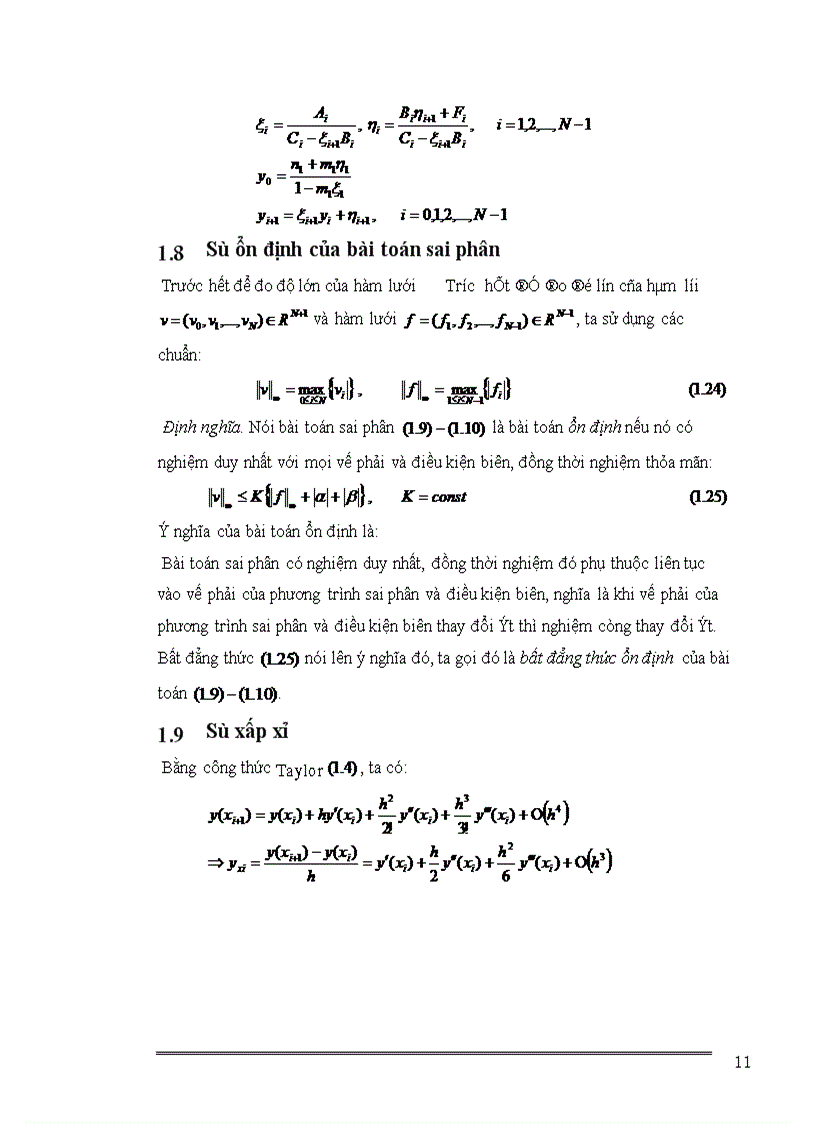 image for page Phương pháp sai phân giải gần đúng phương trình vi phân tuyến tính