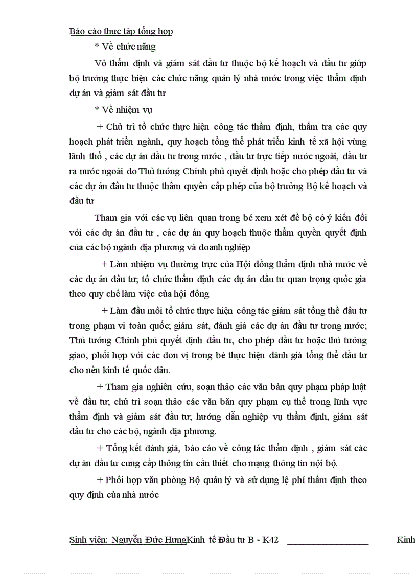image for page Tình hình thẩm định dự án và giám sát đầu tư ở Vụ Thẩm