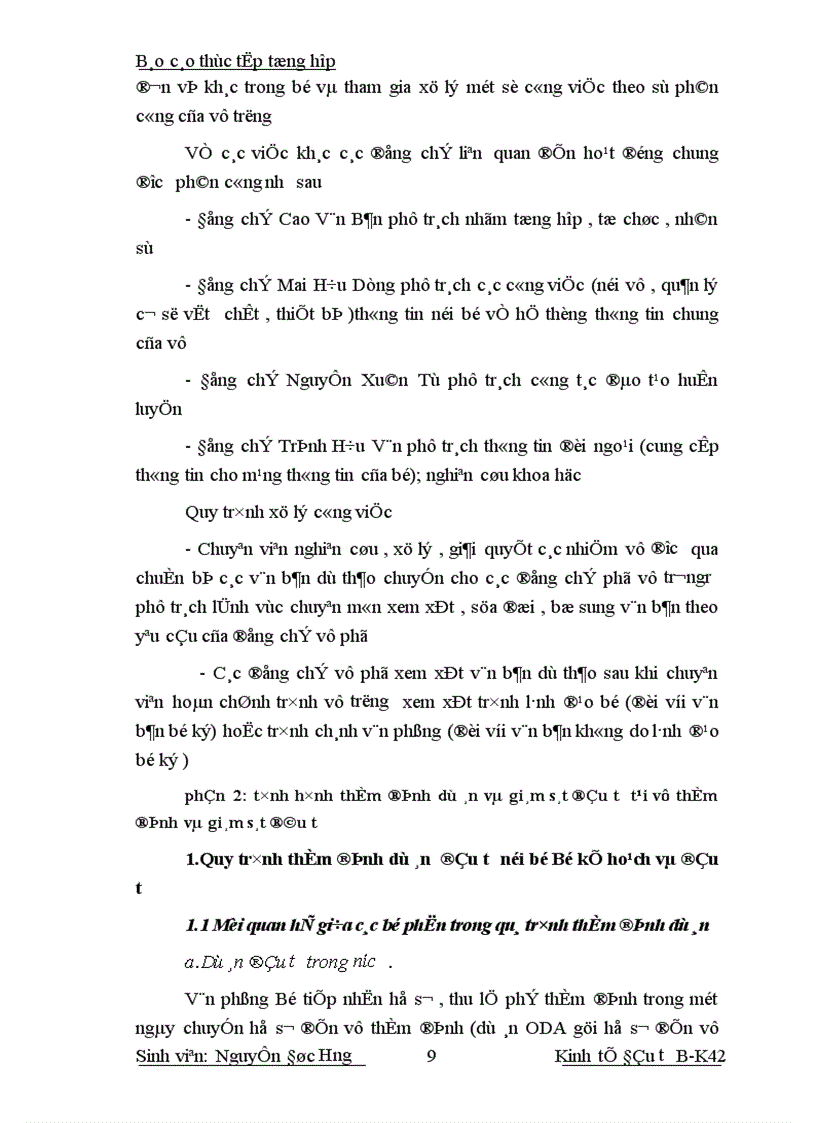 image for page Tình hình thẩm định dự án và giám sát đầu tư ở Vụ Thẩm