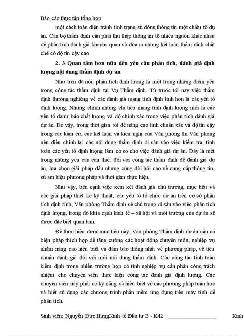 image for page Tình hình thẩm định dự án và giám sát đầu tư ở Vụ Thẩm
