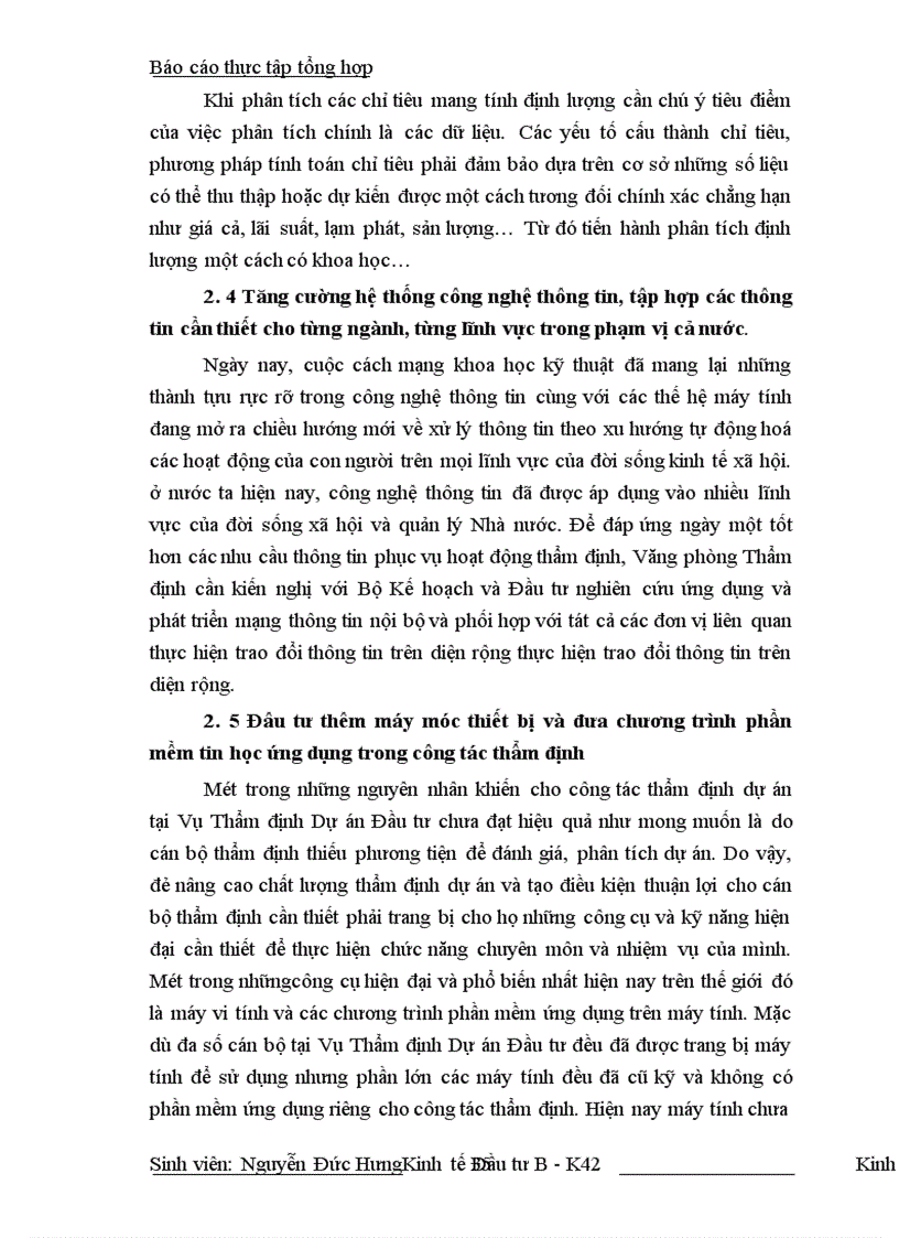 image for page Tình hình thẩm định dự án và giám sát đầu tư ở Vụ Thẩm