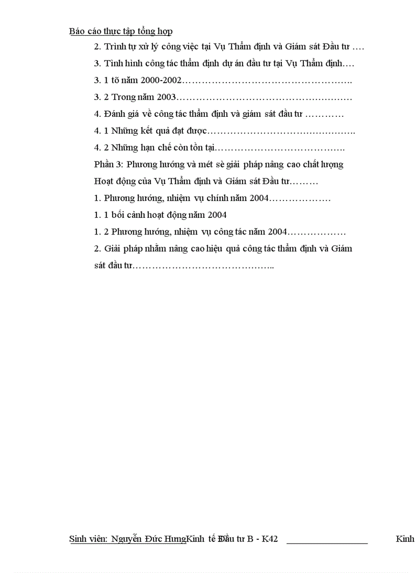 image for page Tình hình thẩm định dự án và giám sát đầu tư ở Vụ Thẩm