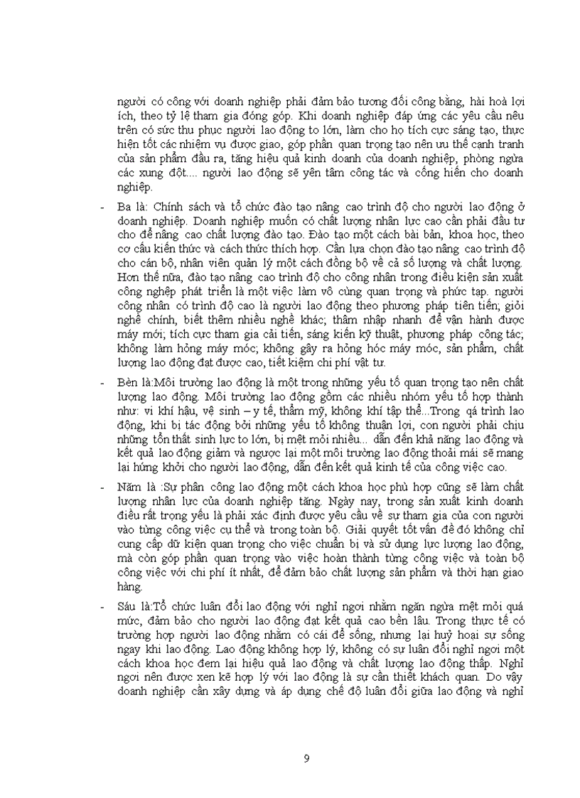 image for page Thực trạng chất lượng nhân lực của Công ty TNHH LeLong và hướng biện pháp nâng cao 1