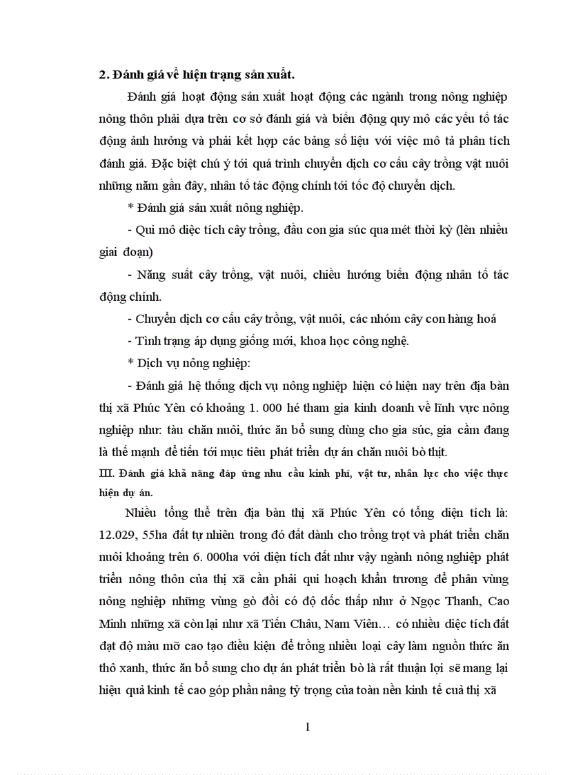 image for page Đánh giá dự án chăn nuôi bò thịt chất lượng cao tại thị xã Phúc Yên tỉnh Vĩnh Phúc