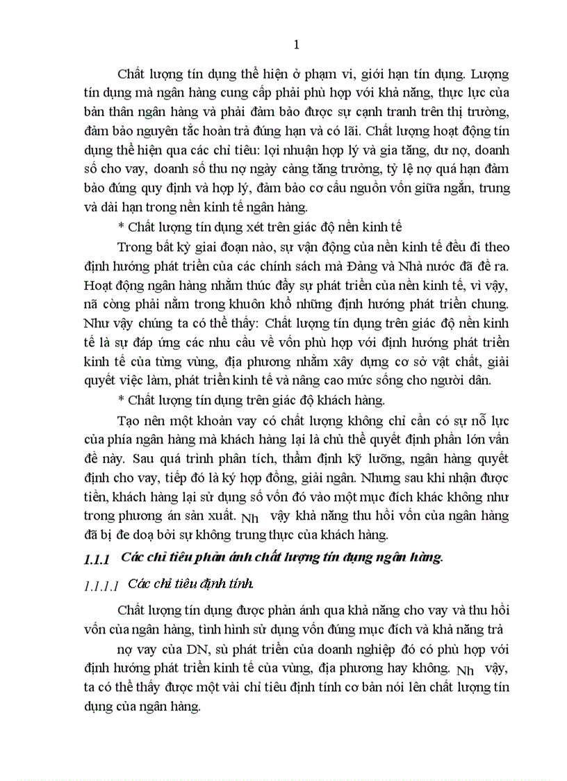 image for page Một số giải pháp nâng cao chất lượng tín dụng tại Ngân hàng nông nghiệp và phát triển nông thôn thị xã Phú Thọ tỉnh Phú Thọ