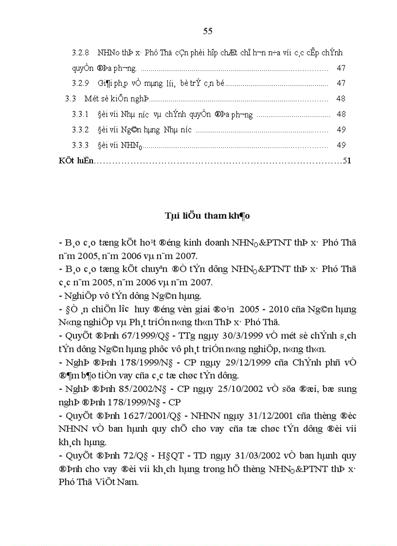 image for page Một số giải pháp nâng cao chất lượng tín dụng tại Ngân hàng nông nghiệp và phát triển nông thôn thị xã Phú Thọ tỉnh Phú Thọ