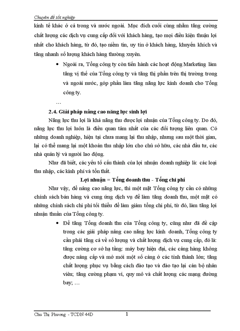 image for page Phân tích tài chính và nâng cao hiệu quả tài chính của Tổng công ty Hàng không Việt Nam 1