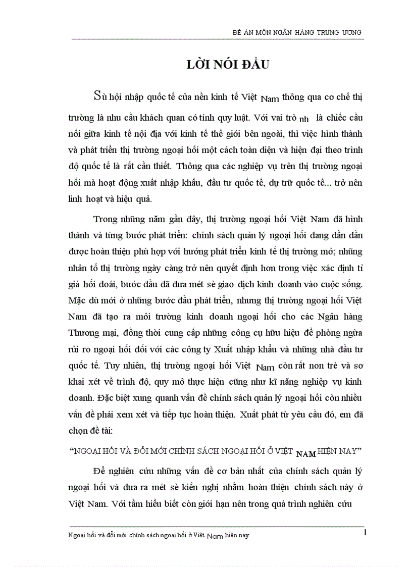 image for page Ngoại hối và đổi mới chính sách ngoại hối ở Việt Nam hiện nay 1