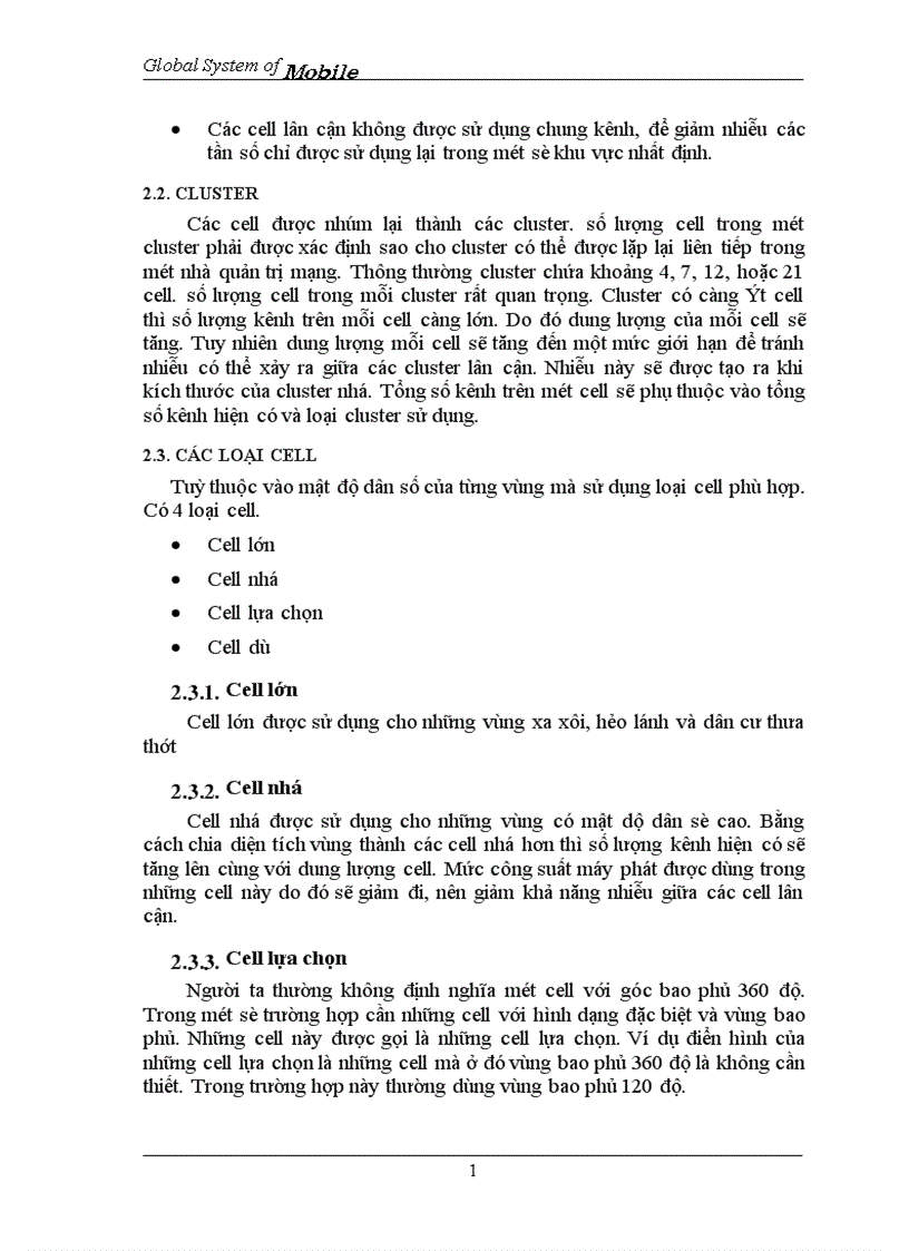image for page Global System of Mobile 1