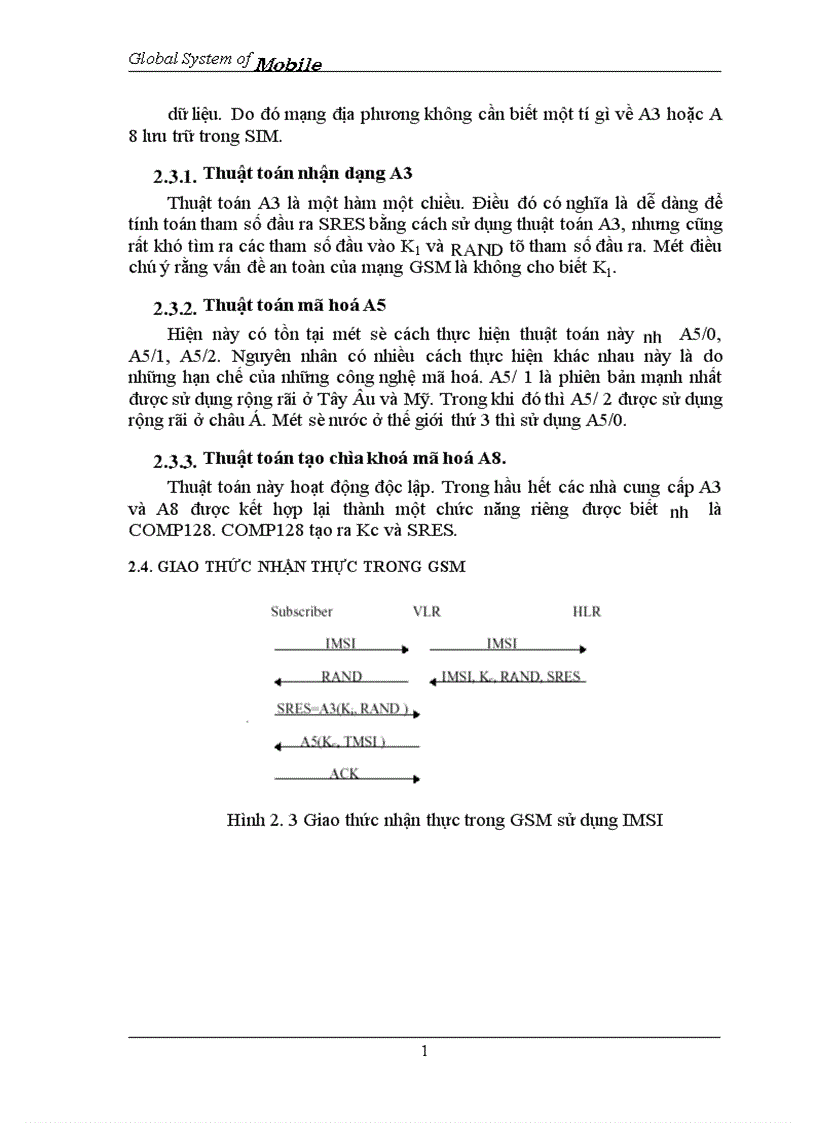 image for page Global System of Mobile 1