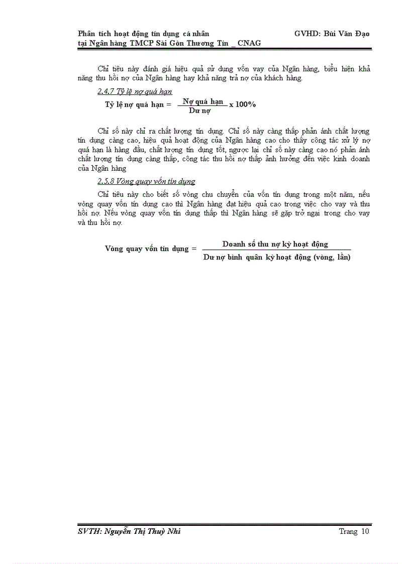 image for page Phân tích hoạt động tín dụng cá nhân tại Ngân hàng TMCP Sài Gòn Thương Tín CNAG