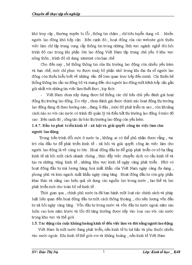 image for page Thực trạng về lao động việc làm của nước ta thời gian qua