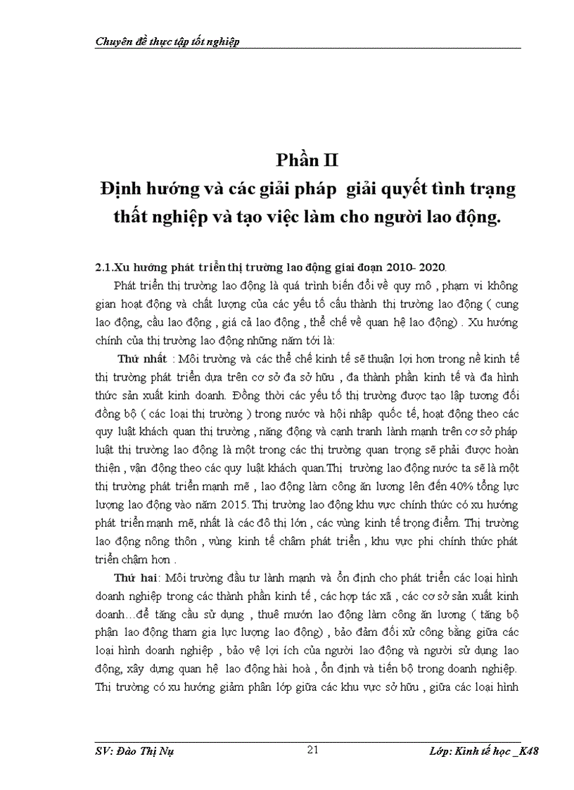 image for page Thực trạng về lao động việc làm của nước ta thời gian qua