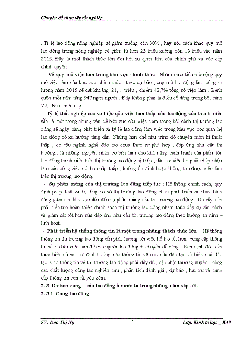 image for page Thực trạng về lao động việc làm của nước ta thời gian qua