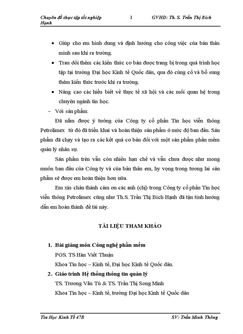 image for page Xây dựng phần mềm quản lý nhân sự tại công tin cổ phần Tin học viễn thông Petrolimex 1