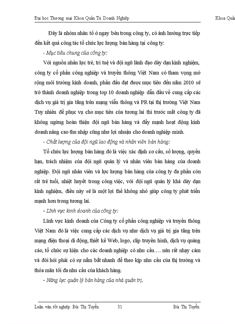 image for page Phương pháp nghiên cứu và các kết quả nghiên cứu thực trạng công tác tổ chức lực lượng bán hàng tại công ty cổ phần công nghiệp và truyền thông Việt Nam