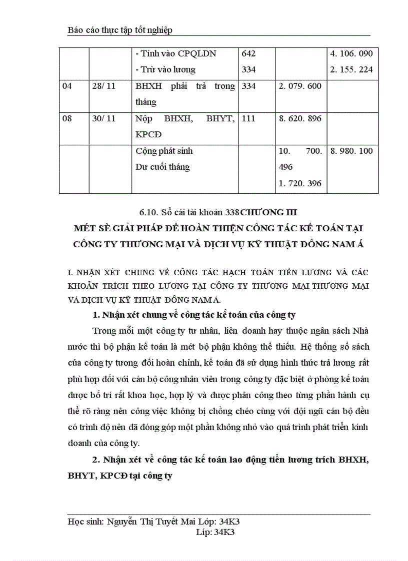 image for page Kế toán tiền lương và các khoản trích theo lương tại Công ty cổ phần Thương Mại và dịch vụ kỹ thuật Đông Nam Á 1