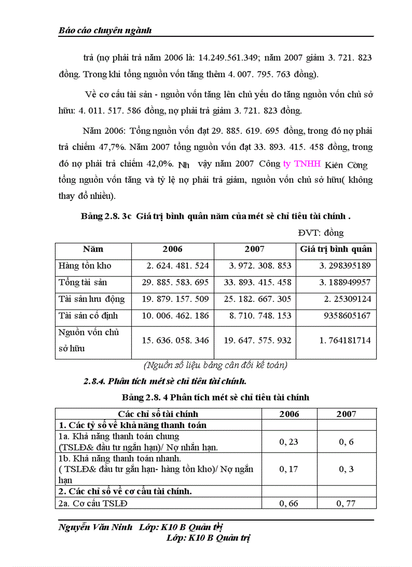 image for page Phân tích hoạt động sản xuất kinh doanh của Công ty TNHH Kiên Cường 1