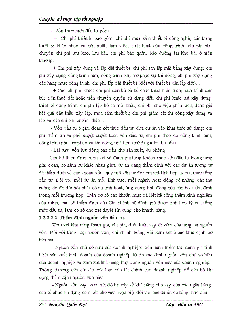 image for page Nâng cao chất lượng công tác thẩm định tài chính dự án đầu tư tại Ngân hàng thương mại cổ phần Phương Nam chi nhánh Hàng Bài