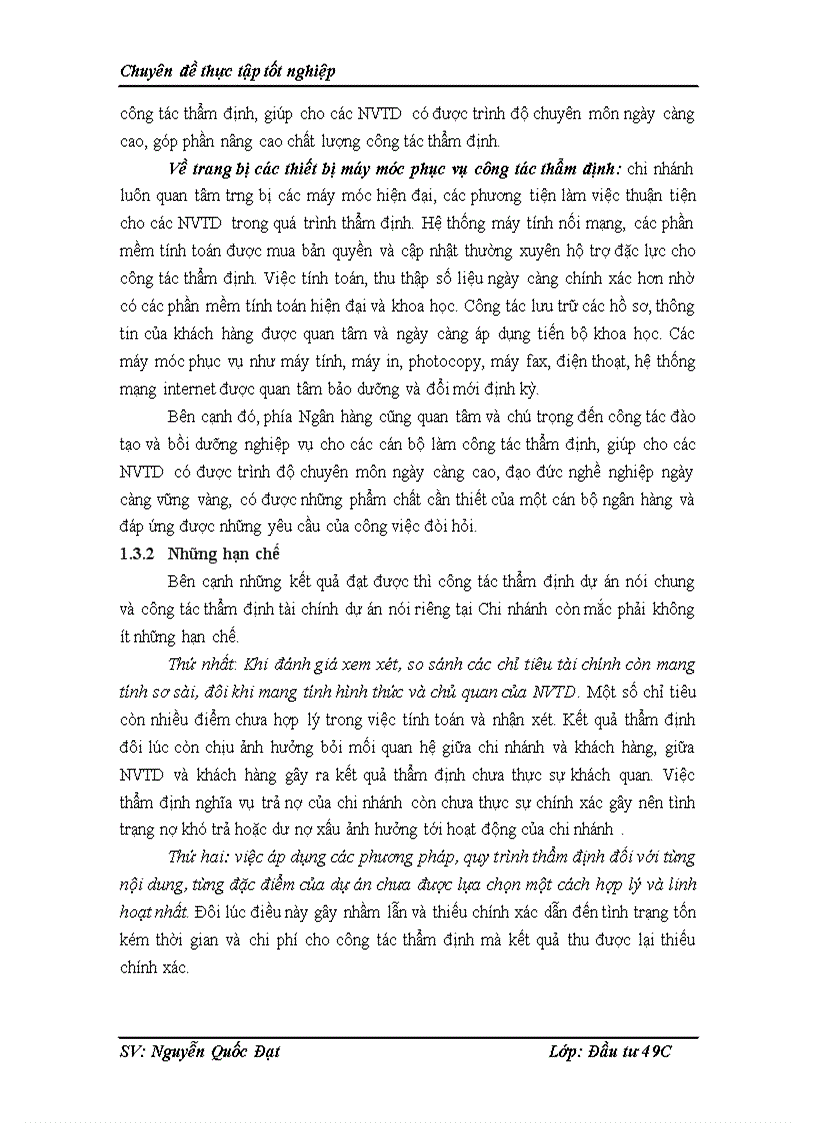 image for page Nâng cao chất lượng công tác thẩm định tài chính dự án đầu tư tại Ngân hàng thương mại cổ phần Phương Nam chi nhánh Hàng Bài