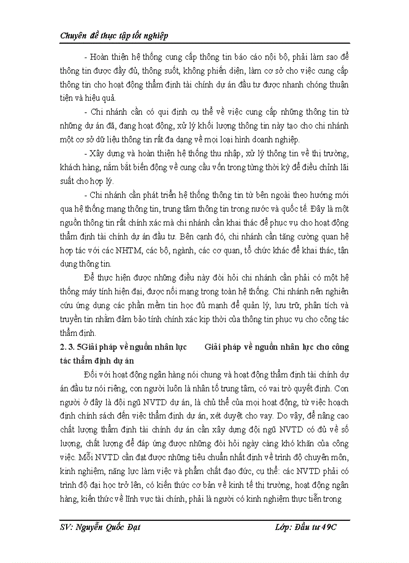 image for page Nâng cao chất lượng công tác thẩm định tài chính dự án đầu tư tại Ngân hàng thương mại cổ phần Phương Nam chi nhánh Hàng Bài