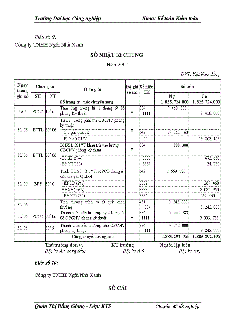 image for page Hoàn thiện tổ chức công tác kế toán tiền lương và các khoản trích theo lương tại Công ty TNHH Ngôi Nhà Xanh