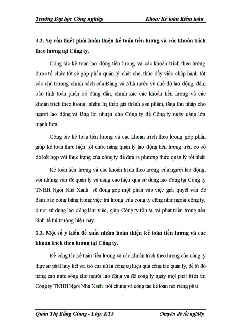 image for page Hoàn thiện tổ chức công tác kế toán tiền lương và các khoản trích theo lương tại Công ty TNHH Ngôi Nhà Xanh