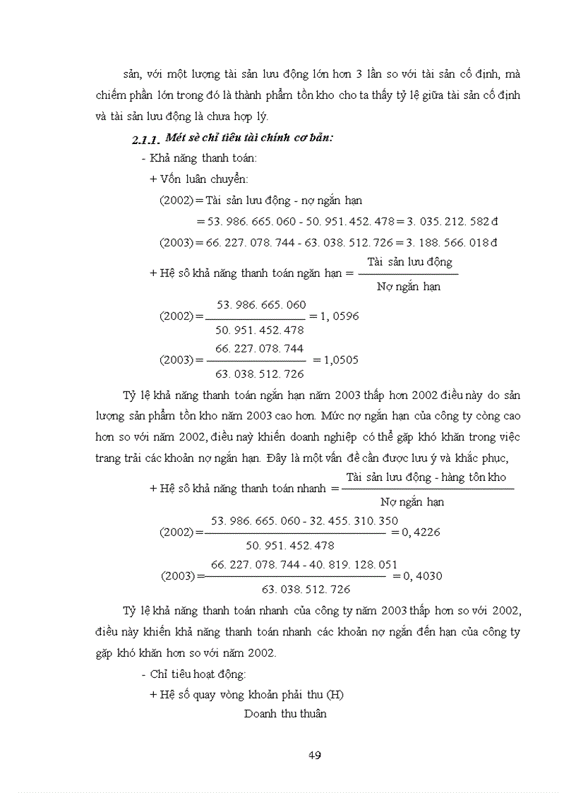 image for page Các phương pháp nhằm nâng cao hiệu quả sử dụng vốn ở công ty giầy vải Thượng Đình