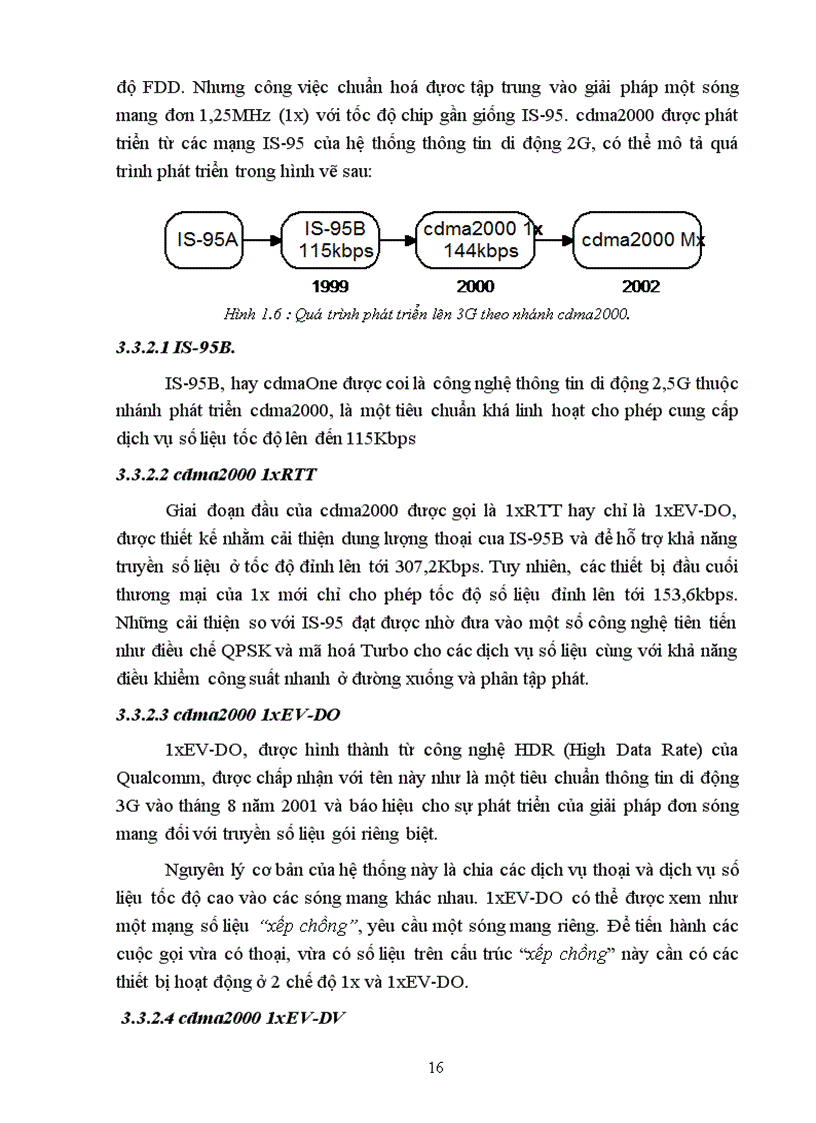 image for page Nghiên cứu quy trình chuyến đổi lên mạng thông tin di động thế hệ 3 sử dụng công nghệ CDMA