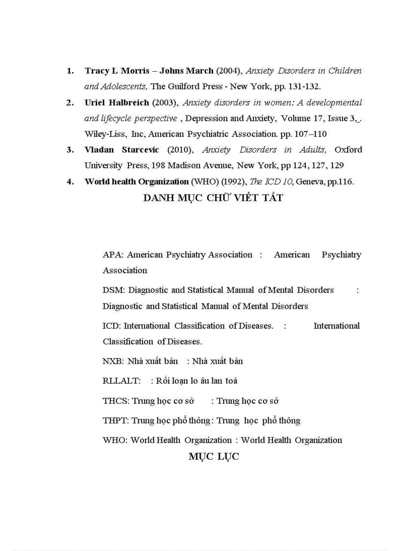 image for page Nghiên cứu đặc điểm lâm sàng của rối loạn lo âu lan tỏa 1