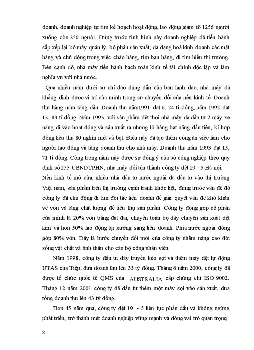 image for page Báo cáo thực tập tổng hợp tại Công ty dệt 19 5 Hà nội