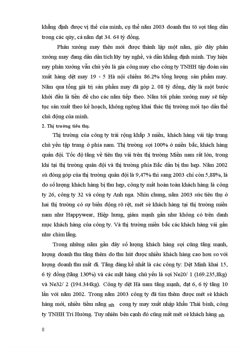 image for page Báo cáo thực tập tổng hợp tại Công ty dệt 19 5 Hà nội