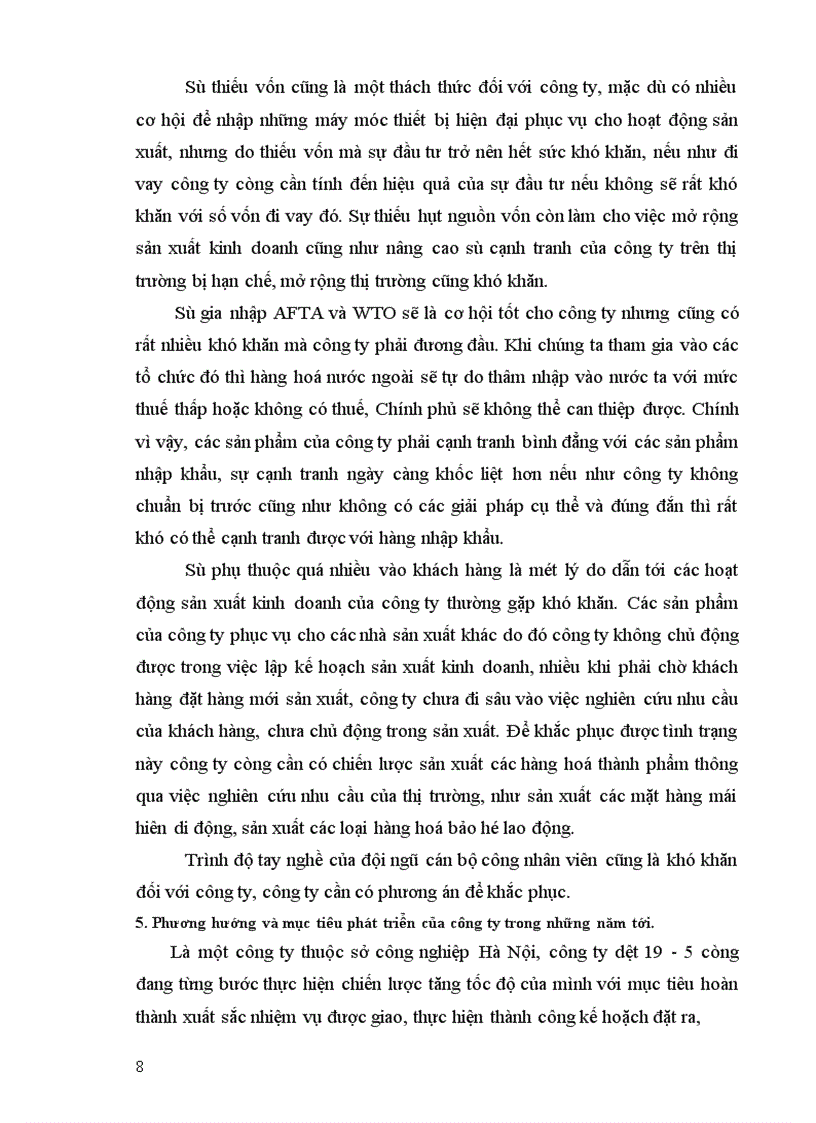 image for page Báo cáo thực tập tổng hợp tại Công ty dệt 19 5 Hà nội