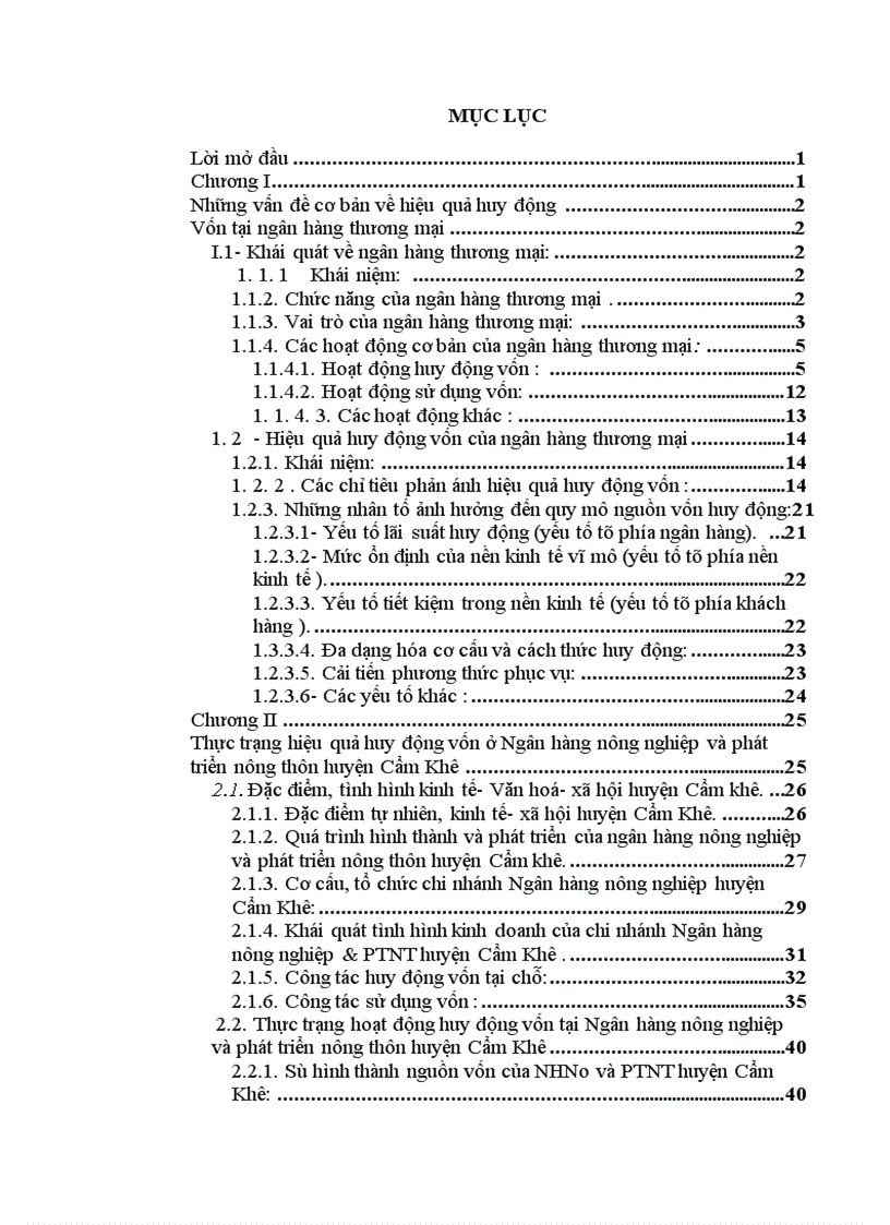 image for page Giải pháp nâng cao hiệu quả huy động vốn ở ngân hàng nông nghiệp và PTNT huyện Cẩm Khê 1