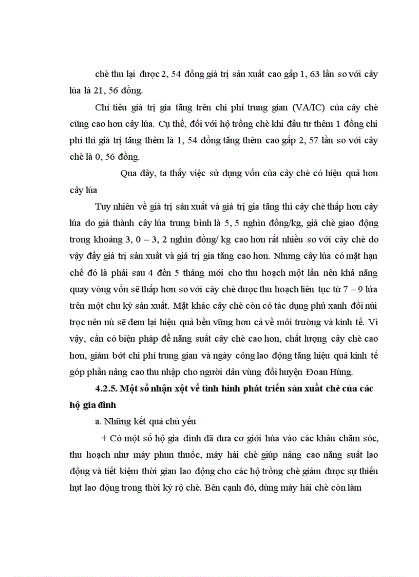 image for page Đánh giá hiệu quả kinh tế của cây chè trên địa bàn huyện Đoan Hùng tỉnh Phú Thọ