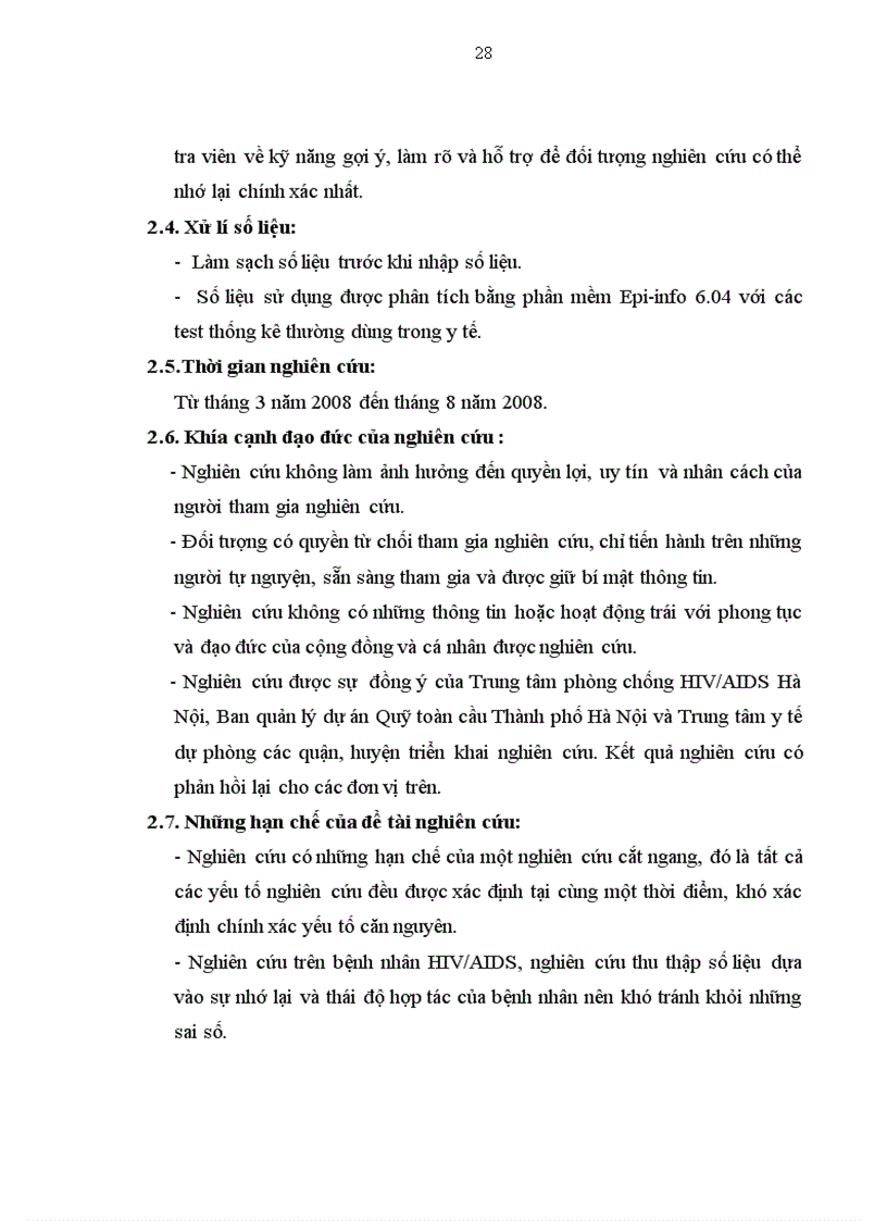 image for page Thực trạng tuân thủ trong điều trị ARV của bệnh nhân HIV AIDS điều trị ngoại trú và một số yếu tố liên quan ở 6 quận huyện thành phố Hà Nội năm 2008