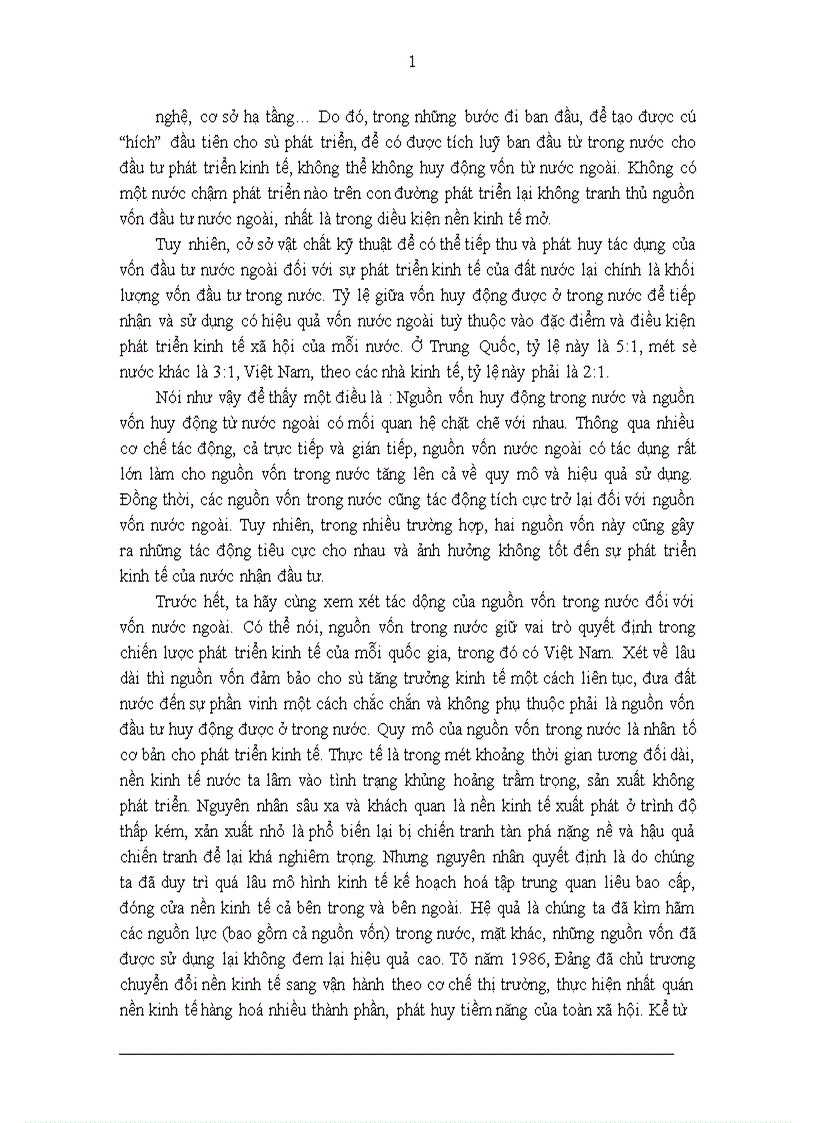 image for page Tình hình huy động vốn đầu tư phát triển ở Việt Nam 1