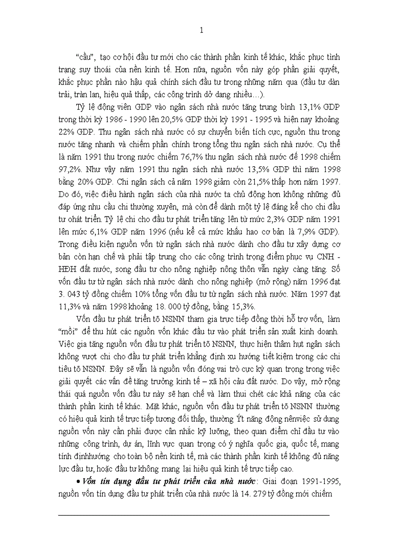 image for page Tình hình huy động vốn đầu tư phát triển ở Việt Nam 1