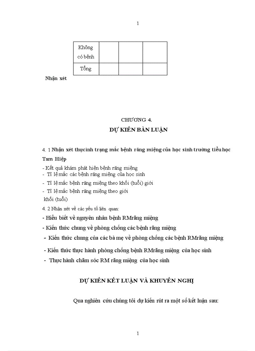 image for page Thực trạng bệnh răng miệng và các yếu tố liên quan của học sinh trường tiểu học Tam Hiệp Thanh Trì Hà Nội năm 2009