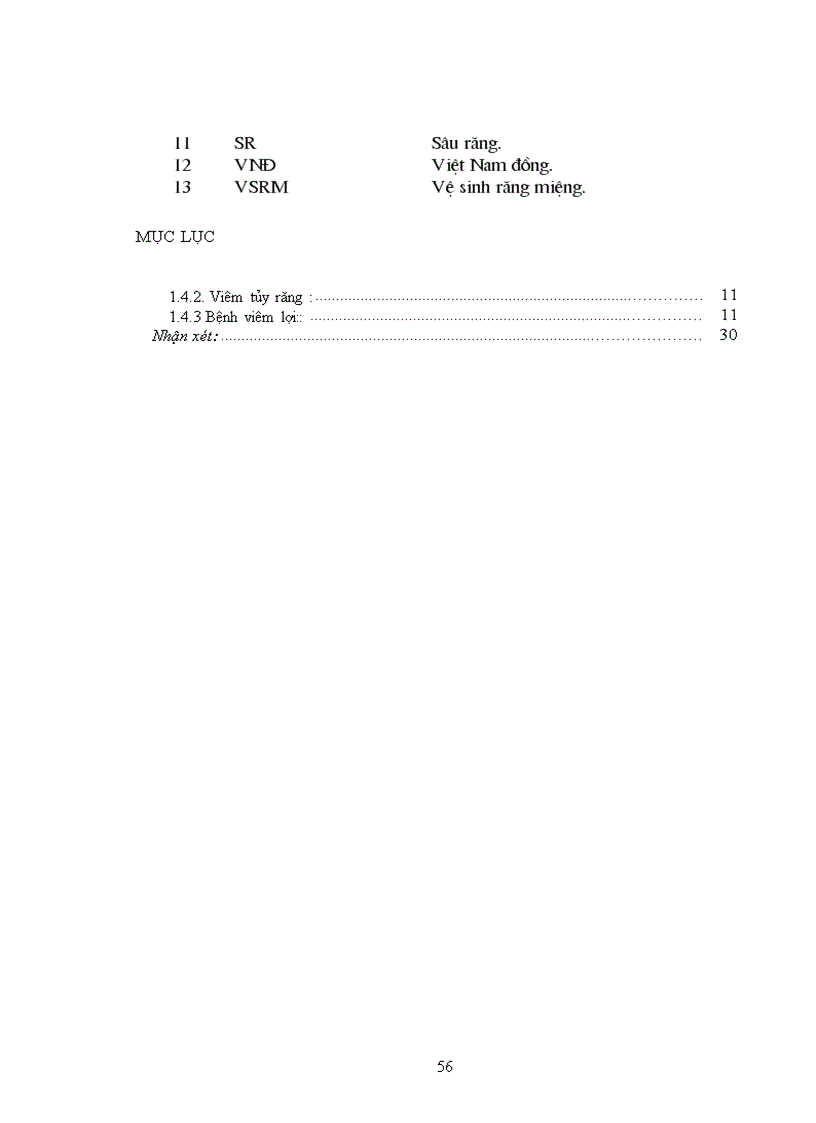 image for page Thực trạng bệnh răng miệng và các yếu tố liên quan của học sinh trường tiểu học Tam Hiệp Thanh Trì Hà Nội năm 2009