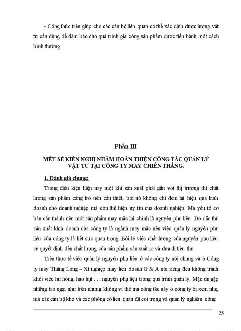image for page Công tác quản lý vật tư tại Công ty may Thăng Long Xí nghiệp may liên doanh G A 1