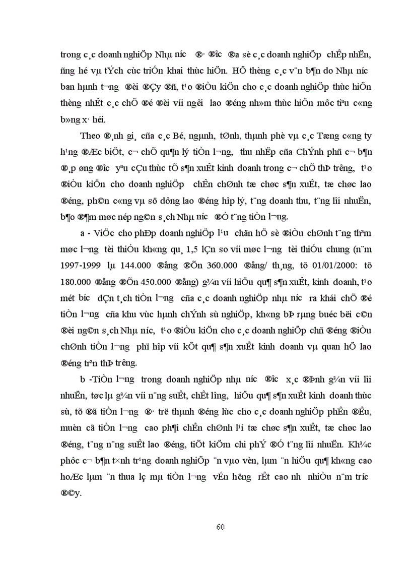 image for page Hoàn thiện cơ chế quản lý tiền lương thu nhập trong các doanh nghiệp Nhà nước
