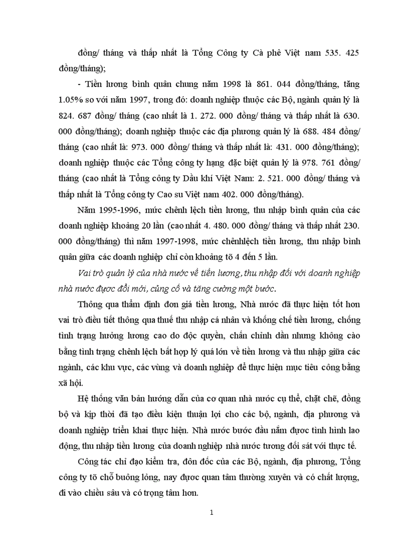 image for page Hoàn thiện cơ chế quản lý tiền lương thu nhập trong các doanh nghiệp Nhà nước